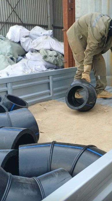 HDPE фиттинги обводы трубы / HDPE fittinglar otvodlar quvurlar