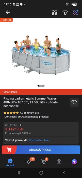 Se vinde piscina