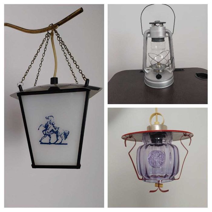 Светильники ретро. Разного стиля. Производства прошлого века.