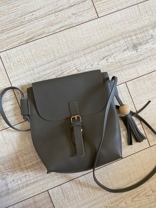 Новая сумка графитового цвета