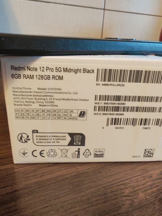Xiaomi Redmi Note 12 Pro 5g