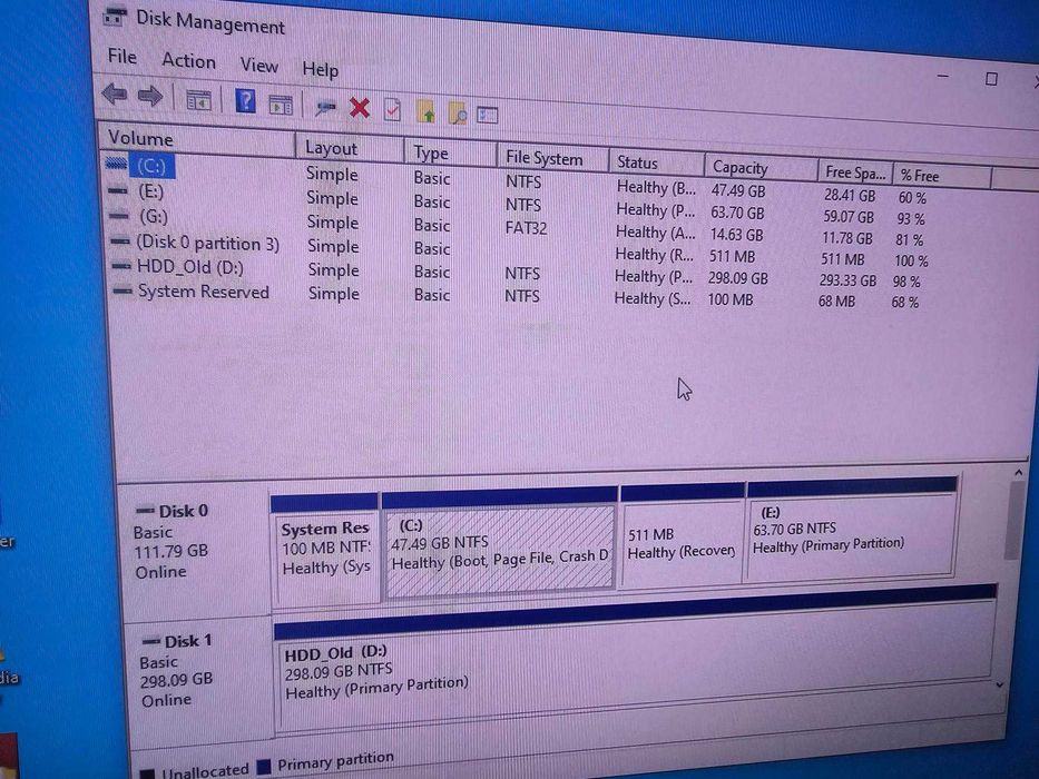 Настолен компютър с Windows 10, SSD + HDD (440 GB) – Готов за работа/забавление