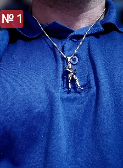 Фитнес/Спортно колие медицинска/титаниева стомана Културист/Щангист