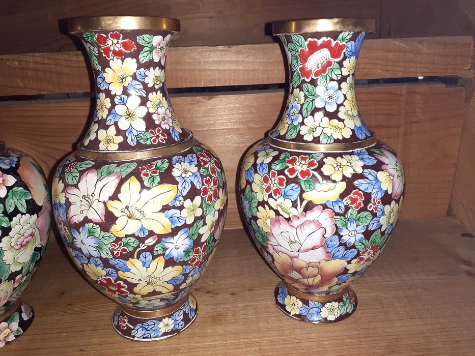 vaza cloisonne 21 cm