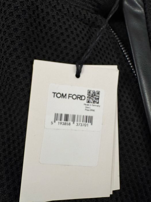 Tom Ford-Оригинално мисто пово мъжко яке Л размер
