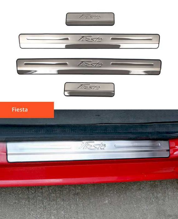 Ornamente / protectii INOX praguri - Ford Focus, Fiesta, C-Max, Kuga 2