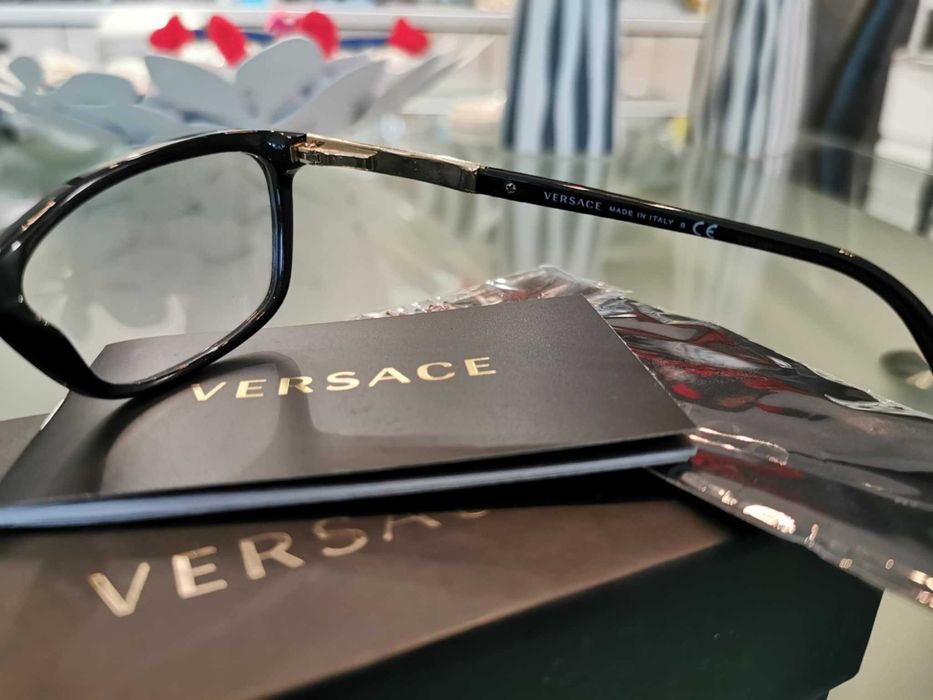 Versace Черни диоптрични очила Версаче автентични, нови