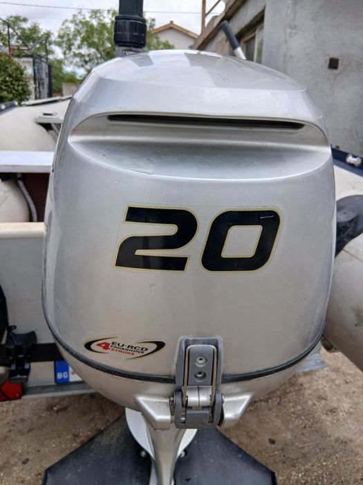 Лодка мотор колесар с регесрация