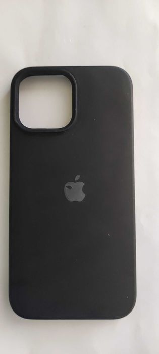 Калъф за iPhone 12,14,15 Pro Max и iPhone 14,15 Plus - черен, silicone