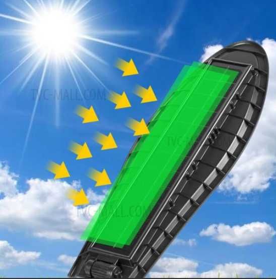 Улична соларна лампа W779B 80W три режима на светене дистанционно