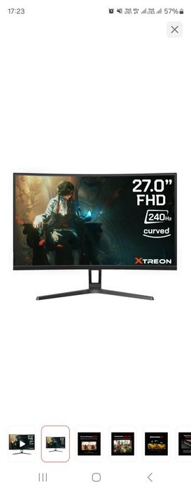 Монитор 27" XTREON XT2769VD черный