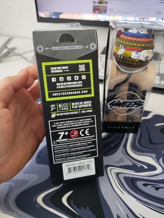 Kendama Sweets Retro BLACKJACK, noua, nedesfăcută, nejucata, originala