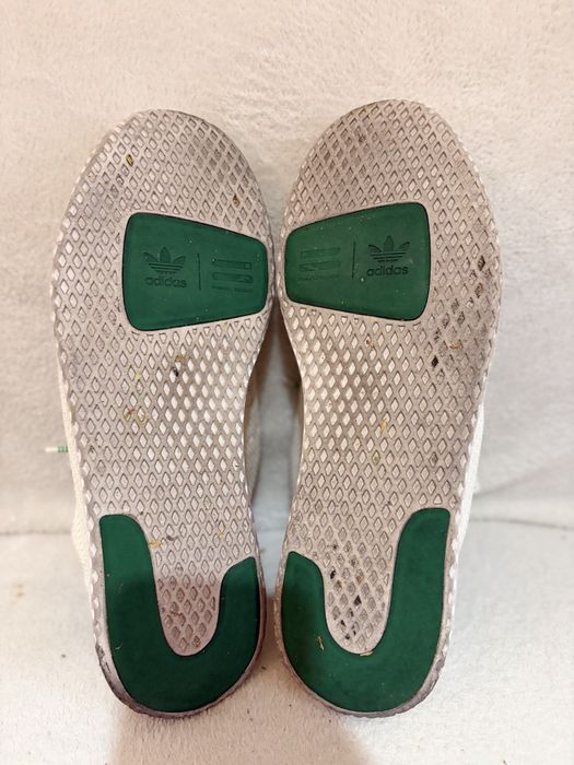 Adidas Pharrell Williams Tennis Hu Cream/Green - Mărimea 43 1/3