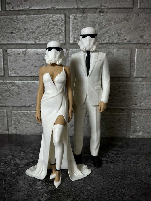 Set 2 figurine Star Wars - Wedding Troopers