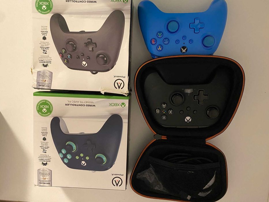 Controler PowerA, Xbox Negru, Mariner Blue, Albastru,  Fusion Pro 3