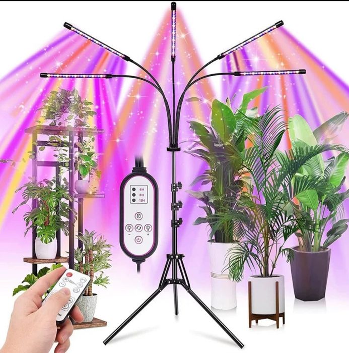 Продаётся четырёх головчатая LED фитолампа