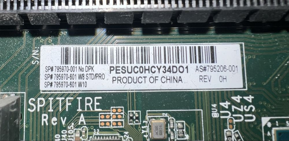 Дънна платка HP Spitfire Rev.A + Процесор Intel Core i5 6500