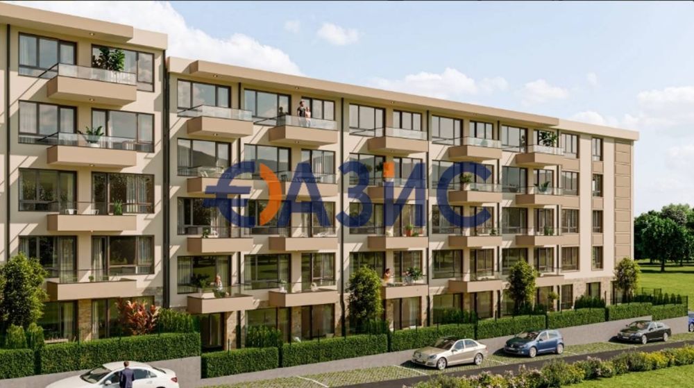 2-стаен апартамент на 2-ри етаж, Флора Бийч-2, Сарафово, Бургас - 61,72 кв. м.,#34111132