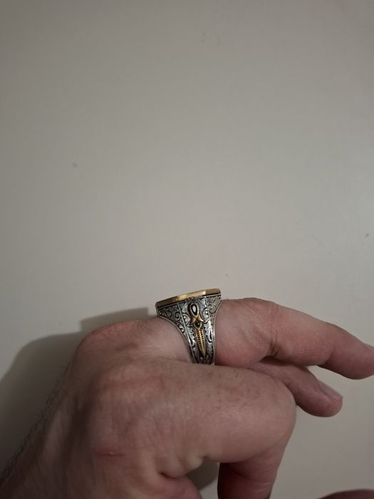 Перстень мужское кольцо 21,5