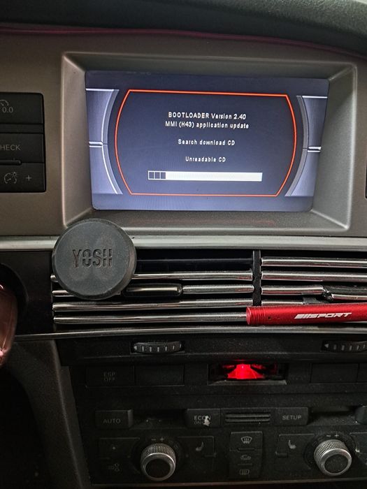 Resoftare Navigatie Audi BootLoader MMI