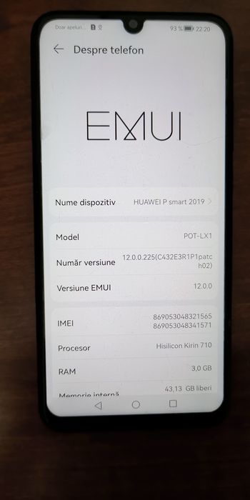 Huawei P smart model 2019  64GB