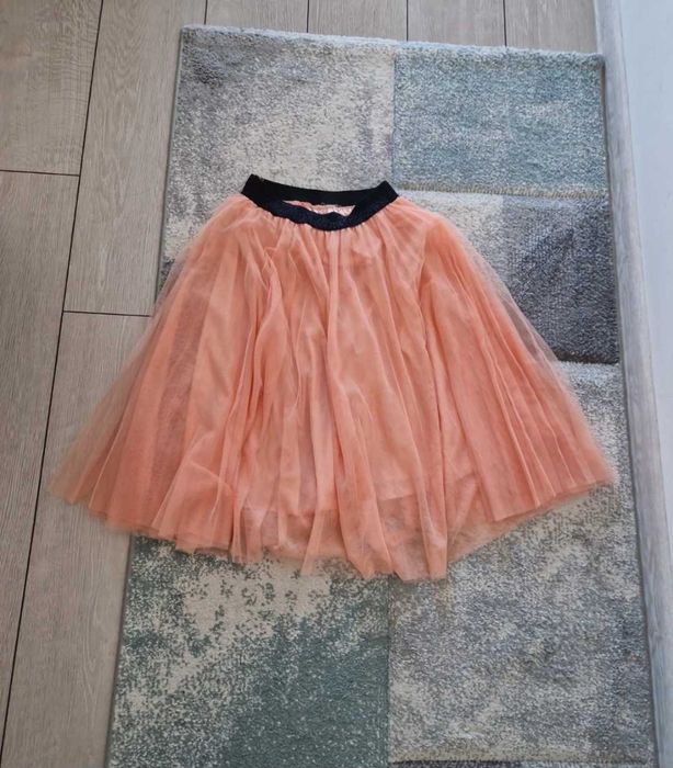 Fusta tulle corai marime M