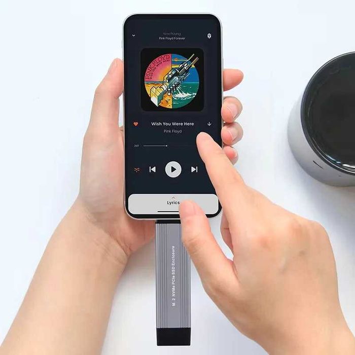 Adaptor M.2 NVME SSD la USB 3/1 Type A carcasa aluminiu M Key M+B Key