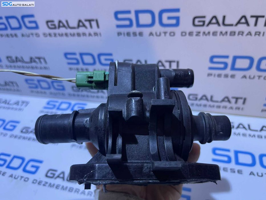 Corp Carcasa Flansa Termostat Senzor Temperatura Apa Motor Citroen Xsara 1.4 HDI 2002 - 2005 Cod 848683C [D0956]