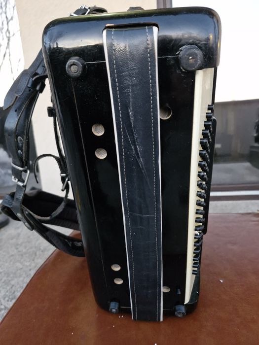 Acordeon Parrot cu 80 de bași negru