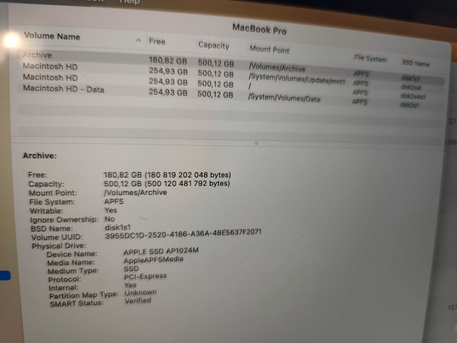 Macbook Pro 13 2018 i7 16GB RAM 2TB