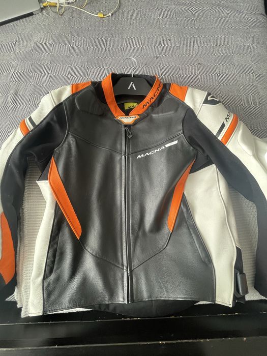 Geaca moto piele Macna