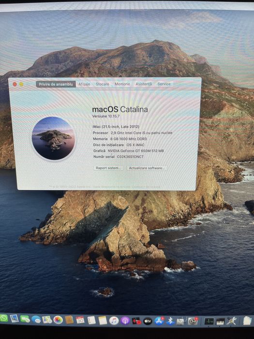 iMac 21.5 inch Late 2012