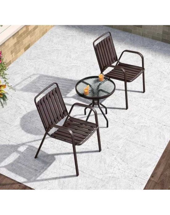 Градински комплект маса с два стола121717