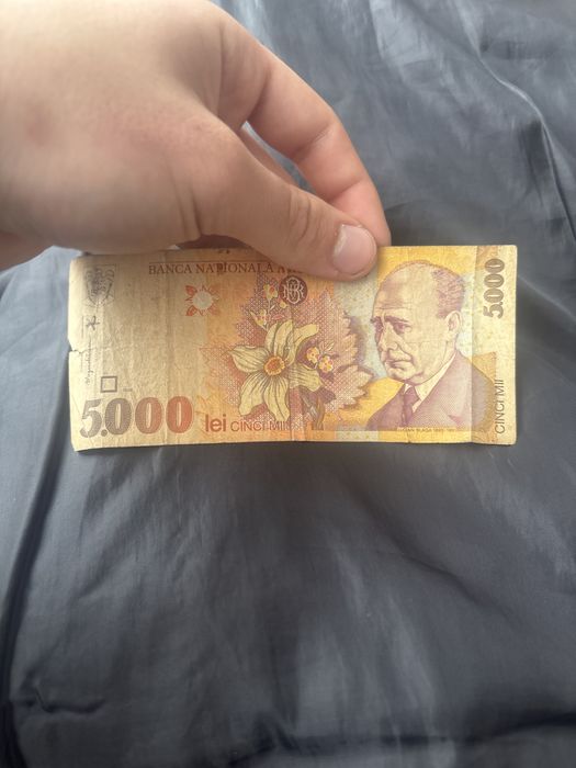 Bancnota 5000 de lei de colectie