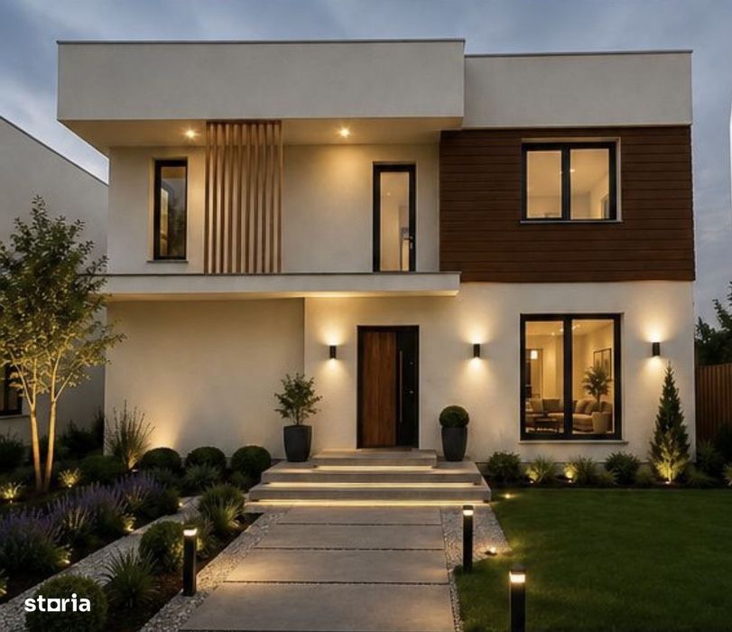 Vila exclusivista individuala 164 mp construiti, 320 mp curte Chiajna