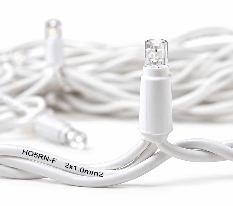 Професионални коледни външни лампички LED завеса 3.5м х 30-50-60см с Флаш Ефект