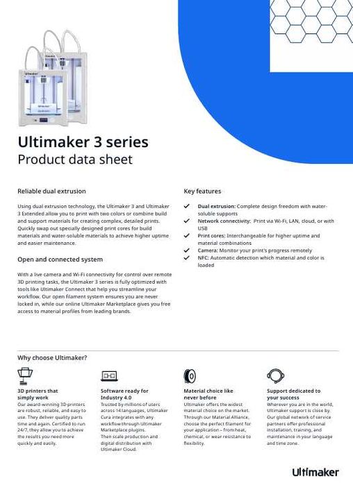 Imprimanta 3D Ultimaker 3