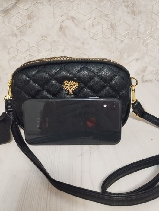 Сумка клач женская кожа