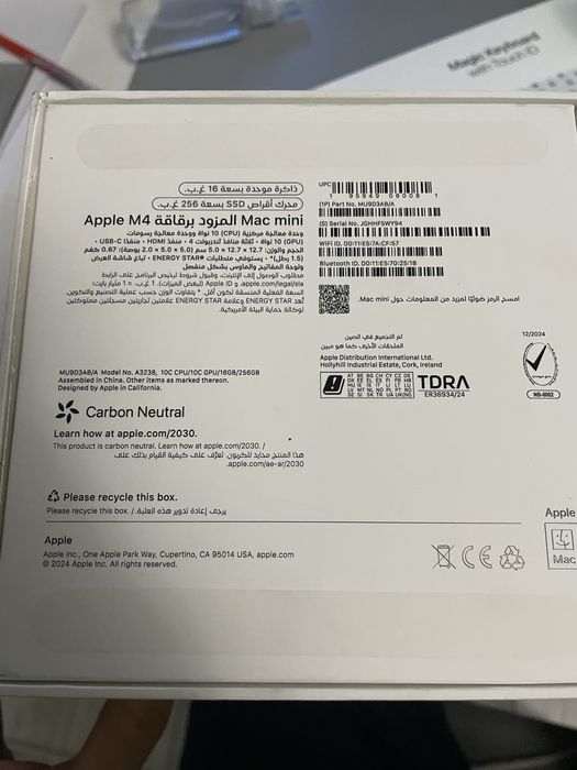Mac mini 4m полный комплект