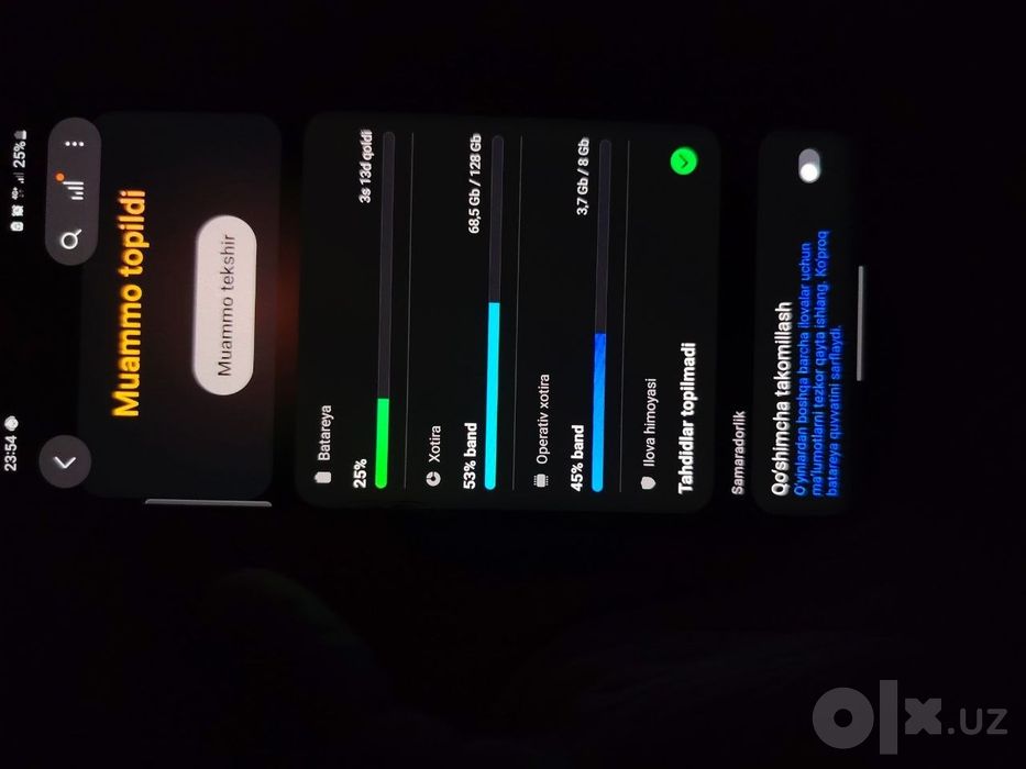 Samsung S20 kafolati bilan