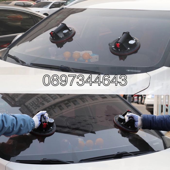 Вендуза за плочки с монометър Hawek