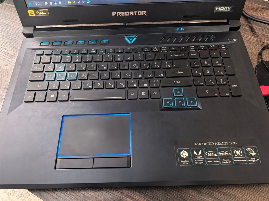 Продаётся ноутбук ACER Predator hellos 500