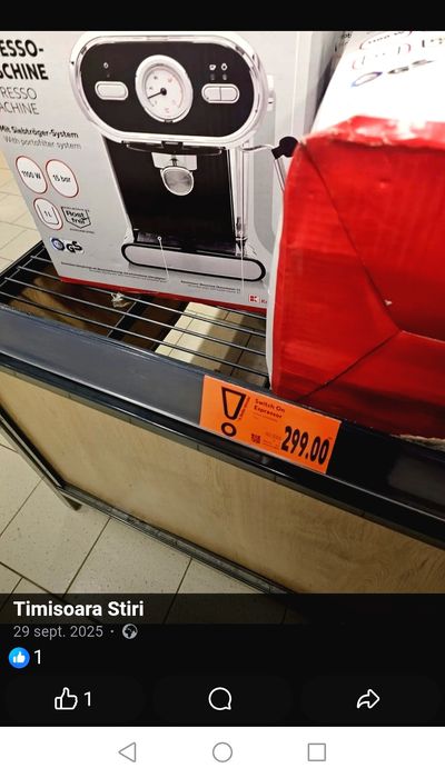 Expresor Filtru cafea nou sigilat 249 ron