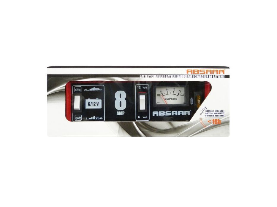 Redresor baterie auto Absaar Germany 6V/ 12V 8A incarcator cu incarcare normala/rapida
