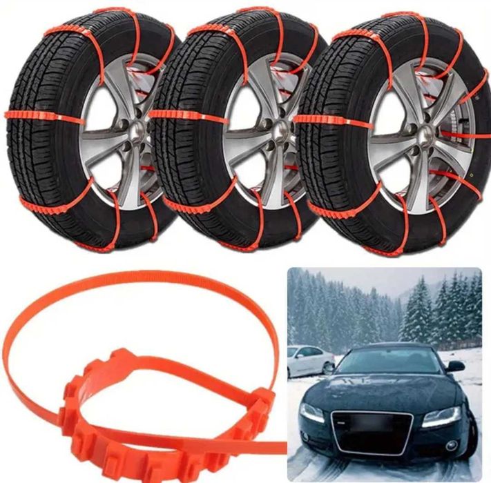 Benzi Zapada Antiderapante Anvelope iarna Set 10buc tip lanturi