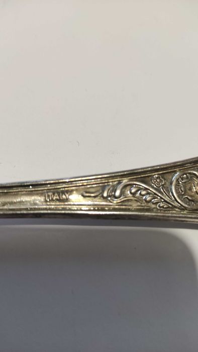 Комплект италиански посребрени прибори за хранене