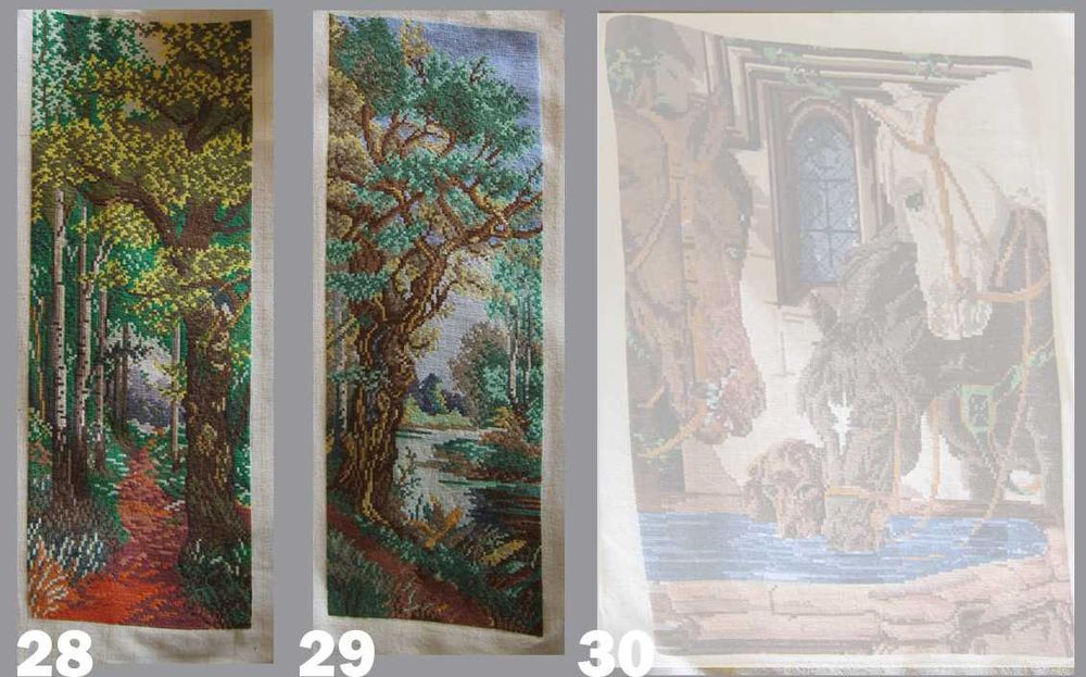 Гоблени с рамки, цени от 60 до 230 лв.