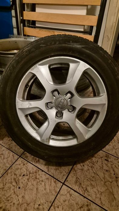 Алуминиеви джанти Ауди A4 A6 Audi 5 112 16 летни гуми Нексен 225 55 16