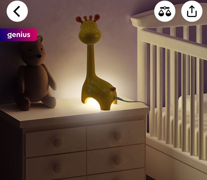 Lampa birou copii Girafa