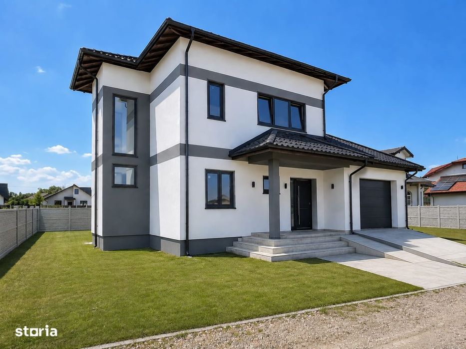 Imobiliare Domnesti  Casa la rosu str Ciocarliei  garaj+beci 750curte